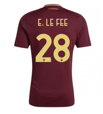 AS Roma Enzo Le Fee #28 Primera Equipación 2024-25 Manga Corta